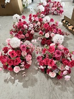 Nouvelle boule de fleurs artificielle moderne de 30 cm, petite boule de fleurs pour centre de table, décoration de table de mariage.
