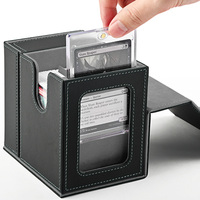 Boîte de rangement Commander Juzi Premium à fermeture magnétique avec plateau à dés, en matériau imperméable, fabriquée à Dongguan