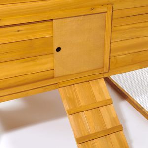 Gallinero de Madera de Abeto con Cerradura para Gallinas, Corral Exterior para Aves de Corral, para Razas Grandes - Product Image 5