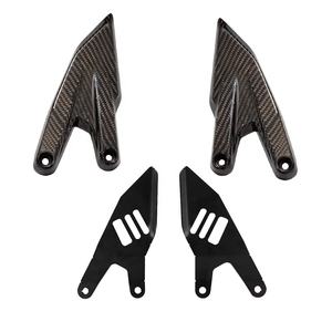 Pour <span class=keywords><strong>KTM</strong></span> <span class=keywords><strong>690</strong></span> SMC <span class=keywords><strong>R</strong></span> <span class=keywords><strong>2020</strong></span>-moto Dirt Bike accessoires pièces 100% pleine fibre de carbone rue talon couverture gardes - Product Image 1