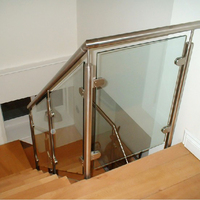 Wartungsarme Edelstahl Balustrade Balkon Geländer Pfosten Treppen Handlauf Geländer Armaturen Zubehör