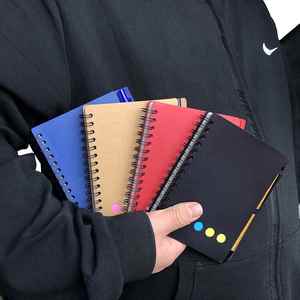 Custom Printed Paper Note Book Mini Small Notebook Spiral Eco Memo <b>Sticky</b> Notes Flag Kraft <b>Notepads</b> With Pen and <b>Sticky</b> Note - Product Image 6
