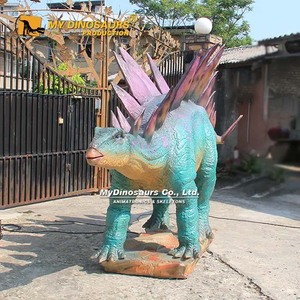 MY DINO <span class=keywords><strong>Jurassic</strong></span> Moving Dinosaur Stegosaurus Estatua Atracción PARA EL PARQUE - Product Image 2