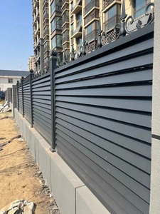 Tagliatelle piatte in metallo alluminio muro di cinta recinzione facile da montare barriere stradali sicure comunità Private Villa aree pendolari - Product Image 6