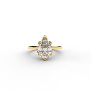 Anillo de compromiso de moissanita de exportador indio para eventos nupciales elegantes y momentos especiales, a la venta - Product Image 2