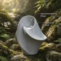 Urne funéraire biodégradable en PLA, récipient pour cendres, inspiré de la nature, respectueux de l'environnement, récipient commémoratif pour la maison et le jardin