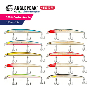 Esca Artificiale Galleggiante per Pesca in Acqua Dolce e Salata, 175mm 25g, per Spigola e Tonno Giallo - Product Image 1