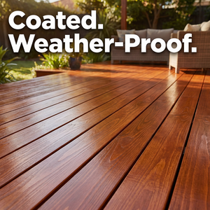 Vernis pour bois transparent antidérapant, résistant à l'humidité, avec protection UV, résistant aux intempéries, pour terrasse en bois de jardin extérieur - Product Image 3