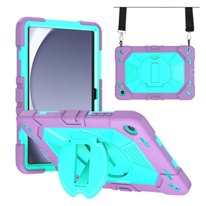 Étui robuste antichoc pour tablette Samsung Galaxy Tab A9+ A11+, protection intégrale anti-chute avec béquille rotative à 360° - Product Image 6