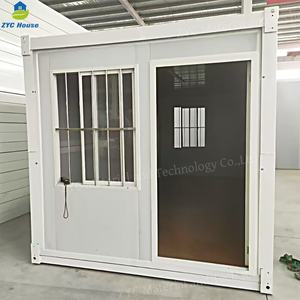 20 pieds Installation rapide Z Maison conteneur <span class=keywords><strong>pliante</strong></span> <span class=keywords><strong>Petite</strong></span> maison pliable préfabriquée Dortoir temporaire mobile Maison conteneur - Product Image 6