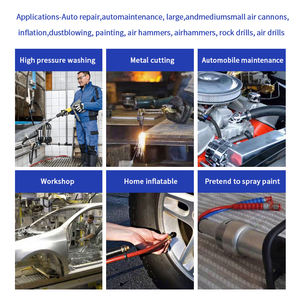 Vermelho Preto Azul 1/2 \ "<span class=keywords><strong>3</strong></span>/<span class=keywords><strong>8</strong></span> \" Mangueiras De Gás De Borracha para Abastecimento De Água Jardinagem Aspersão Oxigênio Médico Soldagem Tocha Mangueiras De Gás Durável - Product Image 5