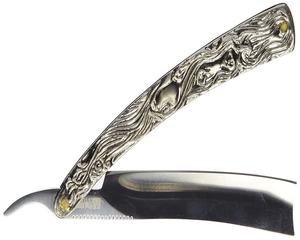 Navaja de Afeitar Clásica de Madera de Lujo con Mango de Madera para el Cuidado Personal y Barbería - Product Image 3