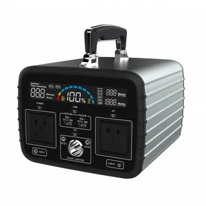 Robust Construction Power Supply Portable Power Station Solar Generator 600w Battery Portable Solar Power Station