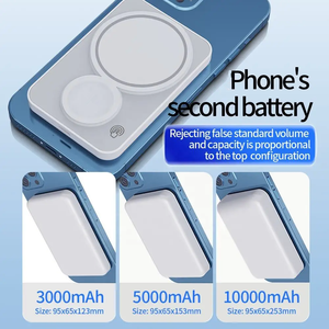 พาวเวอร์แบงค์แม่เหล็กไร้สาย 2026 3 in 1 ชาร์จเร็ว บางเฉียบ 10000mAh สำหรับ iPhone และ <span class=keywords><strong>iWatch</strong></span> - Product Image 4