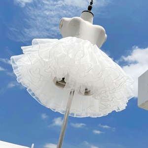 <span class=keywords><strong>Jupon</strong></span> élégant en tulle à quatre couches, jupe courte bouffante, <span class=keywords><strong>tutu</strong></span>, jupons de danse classique, jupons en mousseline à la taille pour femmes et filles - Product Image 4