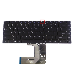 Clavier d'ordinateur portable sans rétroéclairage, anglais américain, pour XK-<span class=keywords><strong>HS410</strong></span> MB3151054 D0K-V6331E, nouveau clavier noir sans cadre F8 WIFI - Product Image 1