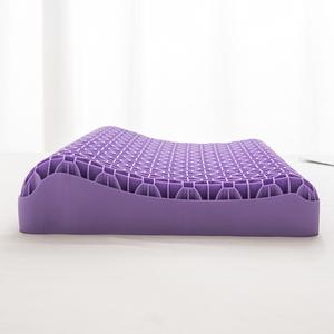 Oreiller en gel de latex TPE ergonomique avec mousse à mémoire de forme étanche sans pression pour une utilisation en <span class=keywords><strong>avion</strong></span> et en <span class=keywords><strong>hôtel</strong></span> offrant une protection cervicale - Product Image 5
