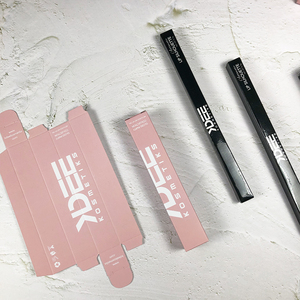 Colorful Custom Size Classic Lip Glass Cardboard Box Logo Printing Low MOQ