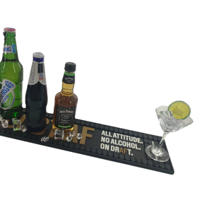 Tapis de bar en caoutchouc gaufré avec logo, antidérapant, durable, pour café, service, maison, bar, bureau – Meilleur prix - Product Image 4