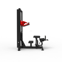 Machine d'entraînement des hanches réglable à charge plaquée, qualité supérieure, professionnelle, pour exercices de fessiers Max Glute Kickback Pro, équipement de fitness pour salle de sport