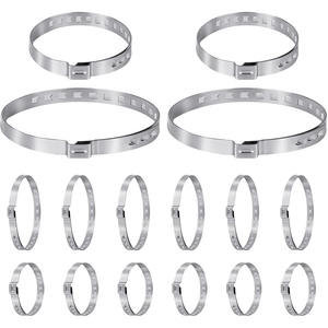 Özelleştirilebilir paslanmaz çelik hortum kelepçeleri evrensel 8x70-120mm kulak kelepçeleri ve 8x25-40mm kol kelepçeleri OEM desteği - Product Image 3