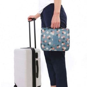 Bolsa de Aseo Plegable Impermeable de Poliéster para Cosméticos, Bolsa de Aseo Colgante para Mujer, para Viajes, Venta al Por Mayor - Product Image 5