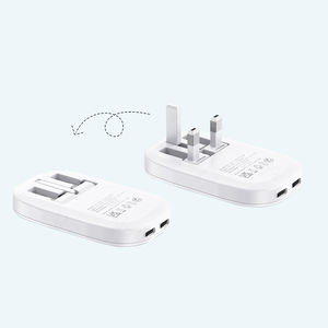 <span class=keywords><strong>Cargador</strong></span> Rápido para Teléfono Compatible con USB-C de Doble Puerto y 36 W, Enchufe Estándar Plegable de 3 <span class=keywords><strong>Pines</strong></span> - Product Image 3