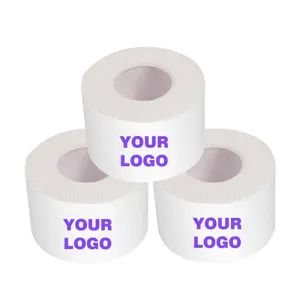 White Black Custom Athletic Zinc Oxide Tape Flexible Breathable Sports Strapping Boxing Tape For Hands