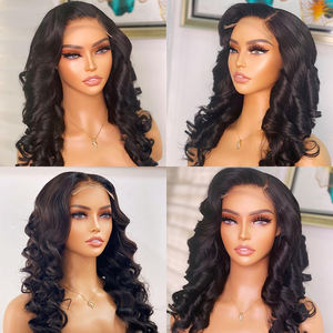 Peluca de Cabello Humano con Frente de Encaje HD 13x6, Rizado Profundo y Suelto, 250 de Densidad, Cabello Indio Virgen, Peluca How Shine Hair para <span class=keywords><strong>Mujer</strong></span> - Product Image 5