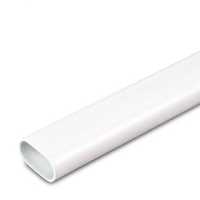 Gaine de câble ovale blanche