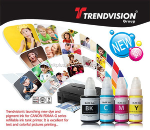 Encre de recharge <span class=keywords><strong>Trendvision</strong></span> Factory pour imprimantes GI190 790 890 990 pour G1000/G1400/G2000/G2400/G3000/G3800 135ML BK/70ML CMY - Product Image 4