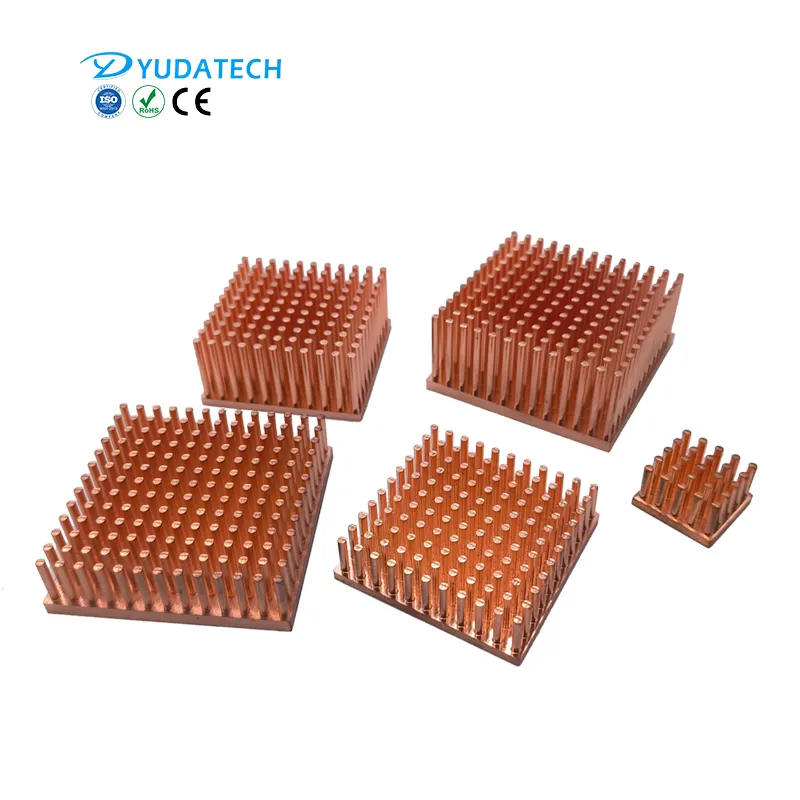 Yudatech Chip Bo Mạch Chủ Tùy Chỉnh 19*19*10Mm Tản Nhiệt Làm Mát Tản Nhiệt Bằng Nhôm Rèn Lạnh