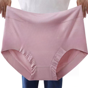 Ropa Interior Antibacteriana de Cintura Alta para Mujer, con Entrepierna de Algodón, Tallas Grandes (hasta 100 kg), para Mujeres de Mediana Edad, Envío Directo - Product Image 2