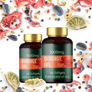 Cápsulas Blandas de Aceite de Borraja con Péptidos Verdes Lyonsbarry OEM a Granel para Hombres, Modulan la Inflamación, 1-2 por Día, 60/90/120 por Botella - Product Image 3