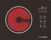Cuisinière à Induction Portable Ailipu Ckd à brûleur unique pour hôtel