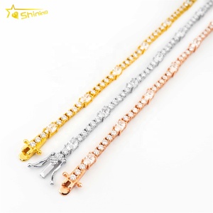 Bling jewelry vendita calda speciale ovale moisannite tennis <span class=keywords><strong>bracciali</strong></span> donna bracciale in <span class=keywords><strong>argento</strong></span> sterling 925 - Product Image 6