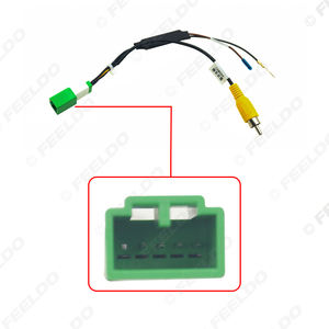 Adaptador de Cable <span class=keywords><strong>convertidor</strong></span> de enchufe de vídeo para cámara trasera inversa de aparcamiento de coche para Isuzu/Mitsubishi/Suzuki Cable <span class=keywords><strong>MP5</strong></span> de coche - Product Image 2