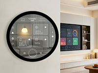 Écran LCD TFT IPS circulaire de 8 pouces avec écran rond MIPI, résolution 1080x1080 pour maison intelligente, kiosque POS et véhicule