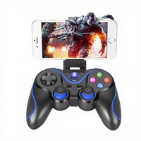 Control Remoto Inalámbrico V8 BT para Juegos de PC, Joystick para Teléfono IOS y Android, Joypad para PS3 con Clip