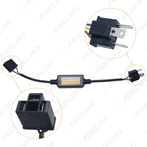 Araba LED far <span class=keywords><strong>H4</strong></span> Hi/Lo far Canbus hata ücretsiz yük direnci için hata ücretsiz uyarı Canceller fiş - Product Image 6