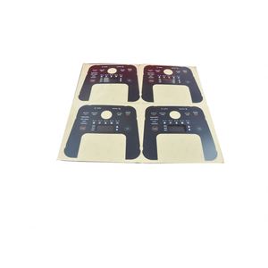 แผ่นกราฟิกสำหรับสวิตช์เมมเบรน แผ่นปิดสวิตช์ PET PVC PC ป้ายชื่อพลาสติกแบบมีกาว ป้ายชื่อพลาสติกโพลีคาร์บอเนต - Product Image 4