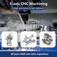 Servicios de Mecanizado Personalizados, Fabricante de Piezas de Procesamiento de Metal Industrial CNC de 3/4/5 Ejes, Torneado y Fresado OEM