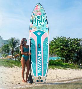 Custom Hot Welding Seam Portable Inflatable River Fishing Sup Board for Water Sports Drop Stitch Wholesale Stand up Paddle HW08 - Product Image 1
