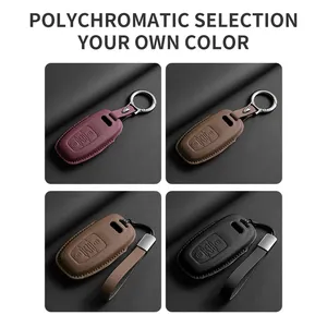 Housse de protection pour clé de voiture à distance pour Audi A1 A2 A3 8v A4 B8 B9 A5 A6 8s 8w A7 A8 Q1 Q3 Q5 Q7 4m S4 S5 S6 S7 S8 R8 Tt Tts Rs Tfsi E-tron - Product Image 5