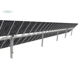 Kseng Multi Drive Double Portrait Horizontal Single Axis Solar Tracker Stand Solar Panel Track System