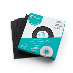 Hojas de papel de lija de carburo de silicio 230x280 mm, grano 1000, para discos de lijado - Product Image 2