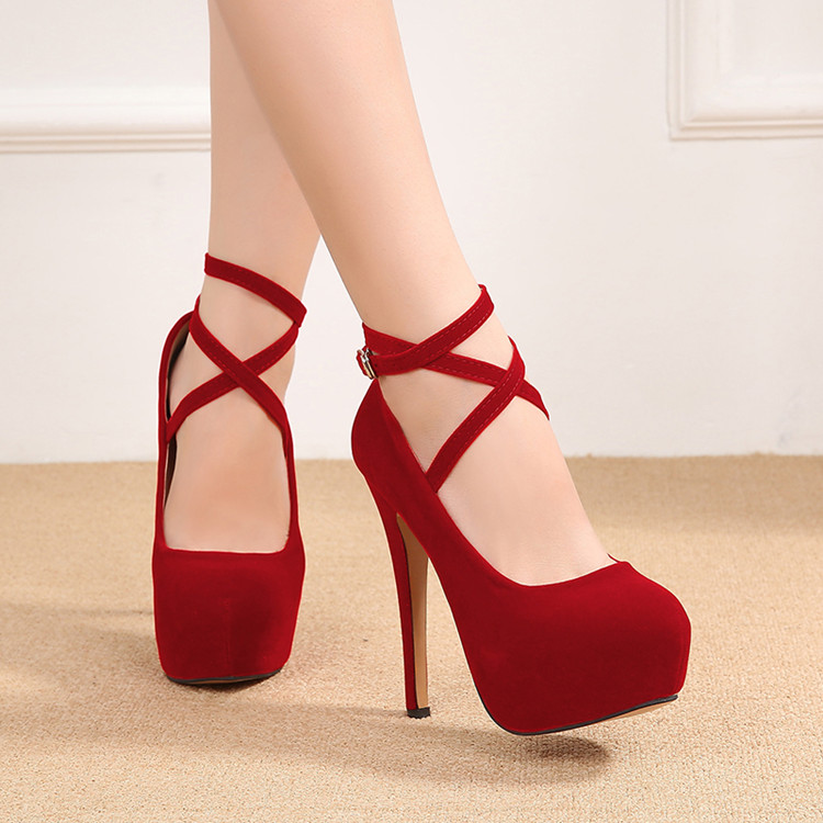 Double Platform Heels Trendy and Sexy High Heels