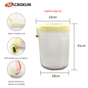 Bolsas de burbujas de 20 galones de alta calidad, paquete de 8 bolsas de filtro de micras para agua helada <span class=keywords><strong>Hash</strong></span> - Product Image 4