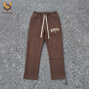 Conjunto Deportivo Personalizado Unisex, Sudadera con Capucha Extra Grande de Felpa Francesa Blanca y Pantalones Deportivos, 100% Algodón Grueso, con Cierre, Estilo Liso - Product Image 2