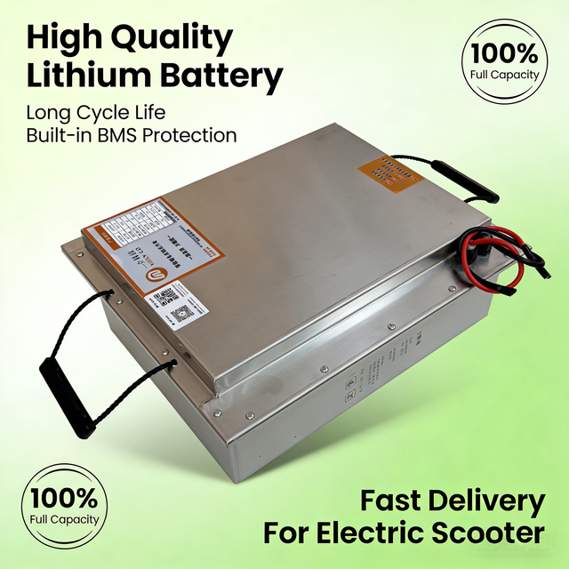 60V 45Ah Electric Bicycle Battery Lithium Ion Battery Pack, Intelligent Version